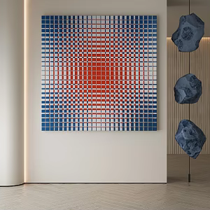 modern decorative painting 3d model