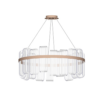 modern chandelier glass chandelier living room chandelier 3d model