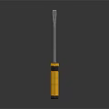 Screwdriver flat screwdriver Phillips screwdriver tool hardware tool processing tool 3d model