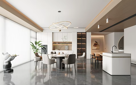 Modern Restaurant 3d model