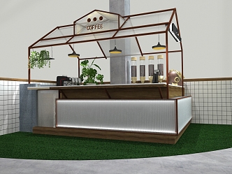 Coffee shop 3d model