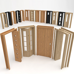 Folding door 3d model