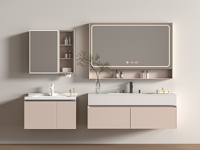 Modern bathroom cabinet 3d model