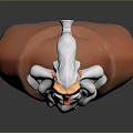 Wise Old Man Old Man Ancient Old Man Ancient Wise Warlock Taoist priest wizard mage 3d model