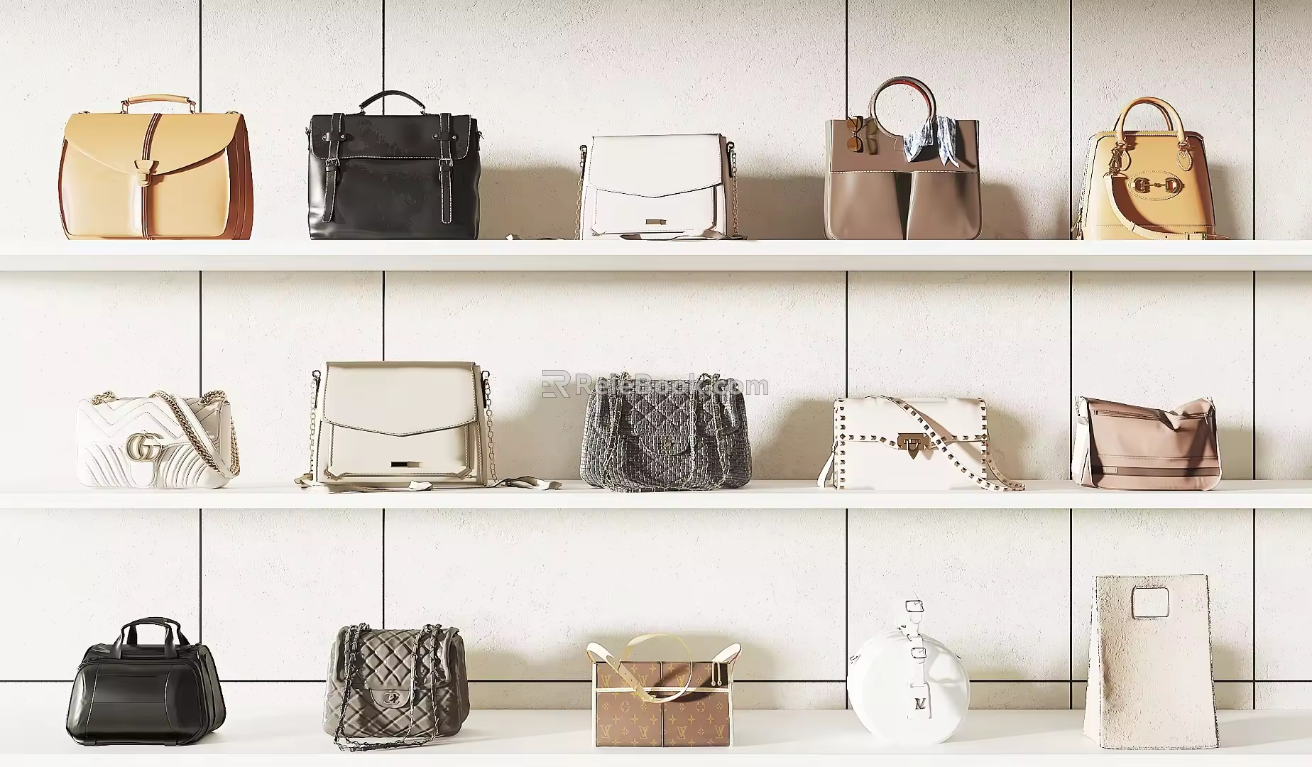 Modern Bag 3d model