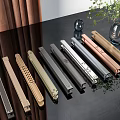 Modern Metal Cabinet Handles In Gold Silver Black Bronze With Sleek Design For Furniture