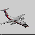 White Passenger Airliner With Dark Tail Fin Four Engines And Modern Design