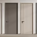 Modern Interior Hinged Doors In Various Colors With Sleek Design And Handles
