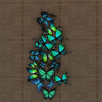 Modern Butterfly Craft 3d model