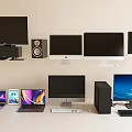 Desktop Computer Apple Computer All-in-One Computer Audio Notebook Computer Office Computer Apple 3d model