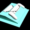 Modern game console 3d model