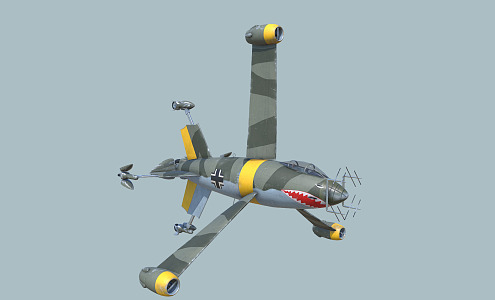 Modern Fighter Concept Fighter 3d model