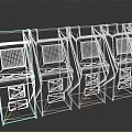 Retro game arcade 3d model