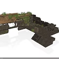 Modern Garden Design With Stone Steps Stone Walls And Lush Green Plants