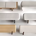 Modern Single Chair Designs With Various Upholstery Colors And Wooden Legs