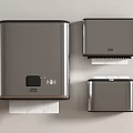 Modern Stainless Steel Wall Mounted Bathroom Towel Dispenser Set With Sleek Design