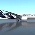Qantas and Air New Zealand Passenger Planes Including B787 B737 and A321 Models