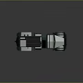 Weapon Mounted Green Military Truck With Multi Wheel Design And Transport Equipment