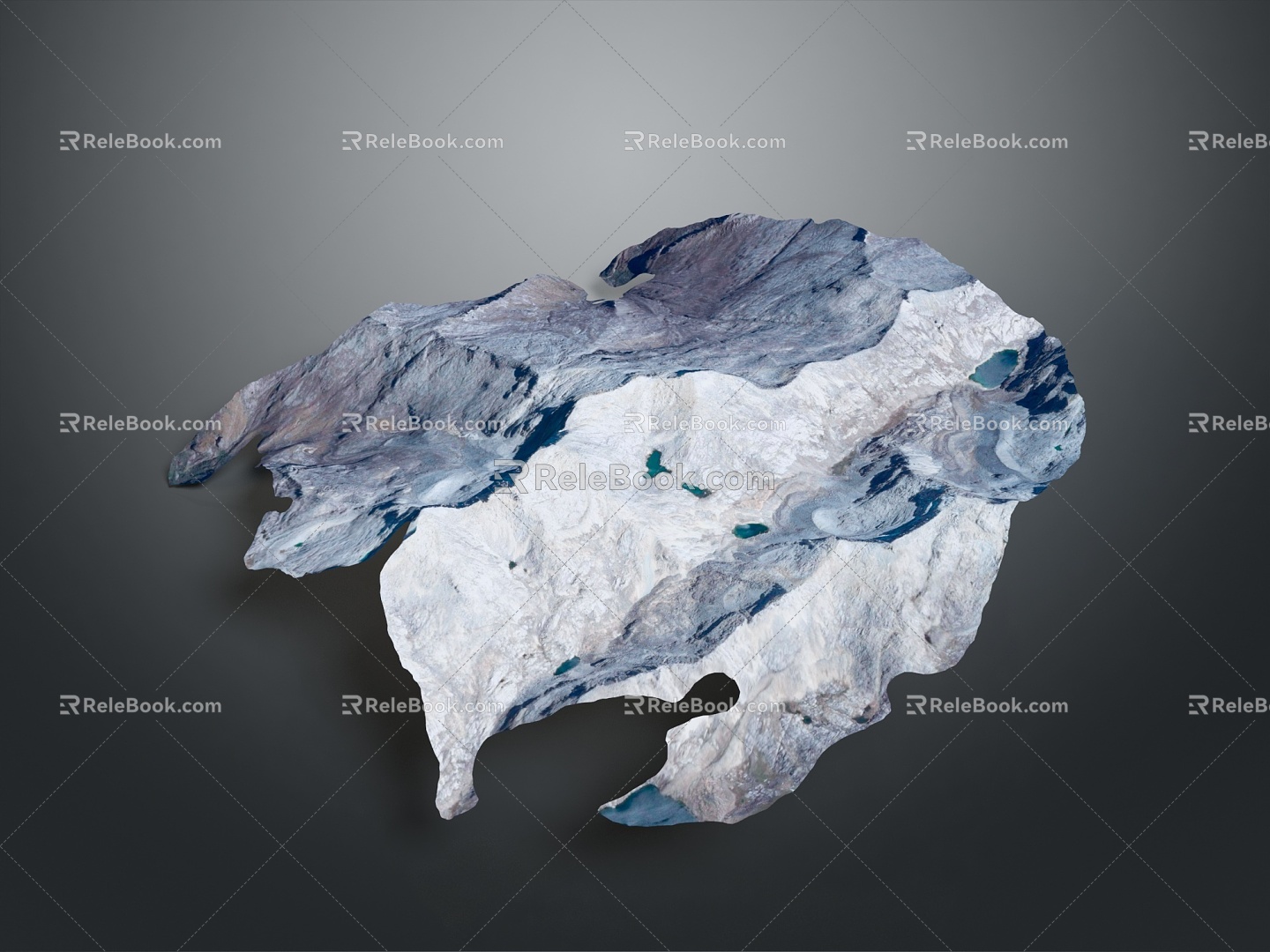 Geography, topography, mountain shape, ridge, ridge, valley, mountain range, canyon, geomorphology, mountain peak, mountain body 3d model