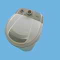 White Washing Machine With Modern Design And Efficient Performance For Home Laundry