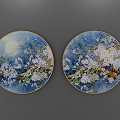 New Chinese Decorative Painting 3d model