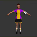 Soccer Equipment With Black And White Soccer Ball For Sports Training