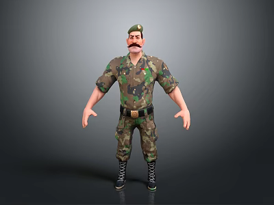 Modern Game Role Mercenary Mercenary Special Forces Special Forces 3d model