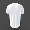 White Rugby T-shirt Featuring World Rugby 2023 World Cup Logo And Red Rose Design