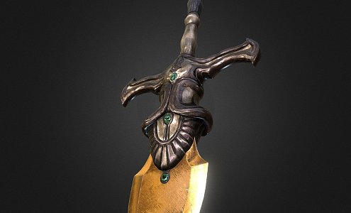 Weapon Fantasy Sword 3d model