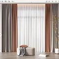 Modern Curtains 3d model