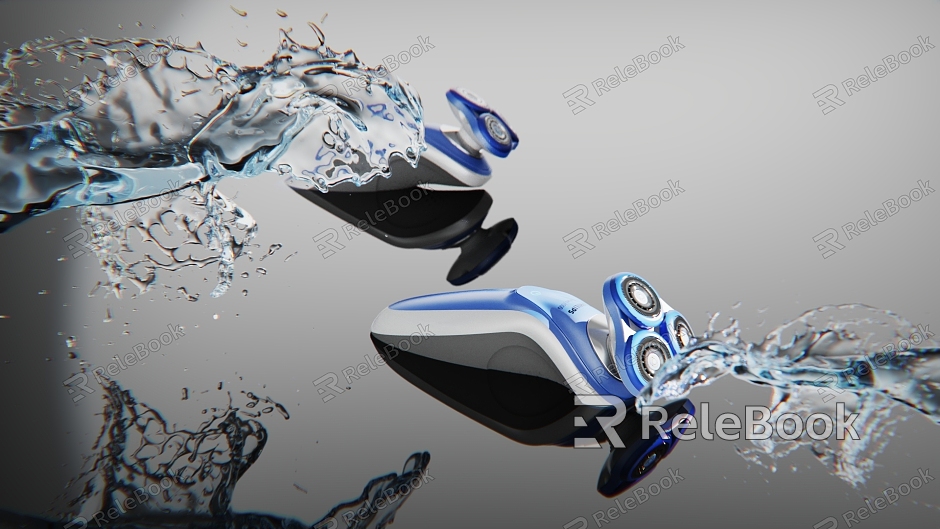 Water shaver razor model