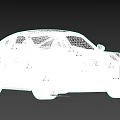White Porsche 911 Two Door Sports Car With Black Wheels And Front Grille Design
