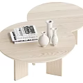Log wind coffee table 3d model