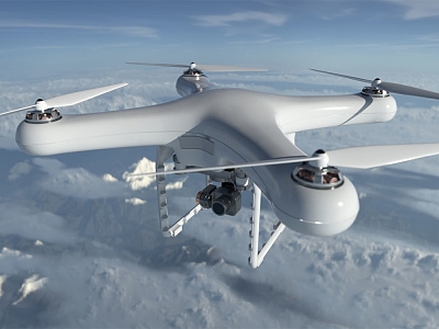 Modern Drones 3d model