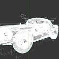 Silver BMW Vintage Sports Car With Streamlined Classic Exterior Design