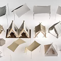 Tent Collection Featuring Various Outdoor Camping Design Styles And Structures