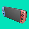 Modern game console Nintendo Switch 3d model