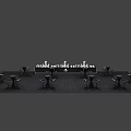 Outdoor Bar With Wooden Flooring And Bar Stools Modern Minimalist Design And Scenic View