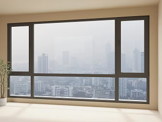 Balcony window sealing 3d model