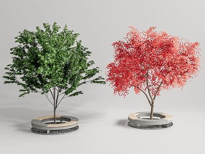 Modern Tree Landscape Tree model