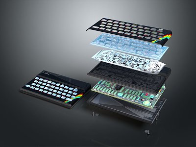 Keyboard Wireless Keyboard Computer Configuration Bluetooth Keyboard Gaming Keyboard Mechanical Keyboard Women's Keyboard 3d model