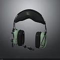 Green Earmuff Headphones With Black Headband And Comfortable Fit Design For Daily Use