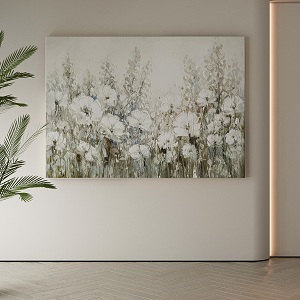 Quiet Wind Decorative Painting 3d model