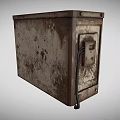 Air conditioning external machine external machine air conditioning external air conditioning compressor outdoor machine outdoor compressor low face number low model simple model game video level super realistic 3d model