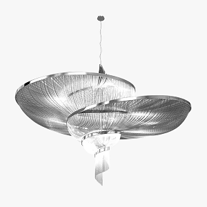 Crystal chandelier 3d model