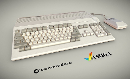 keyboard mouse computer keyboard desktop computer 3d model