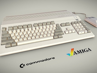 keyboard mouse computer keyboard desktop computer 3d model