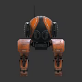 modern robot 3d model