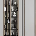 Modern Luxury Open Wardrobe With Glass Door And Minimalist Storage Design