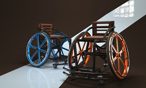 Modern Wheelchair 3d model